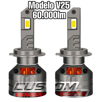 Ampolletas LED Modelo V25 60.000lm - 2 años de Garantía - Custom imports store